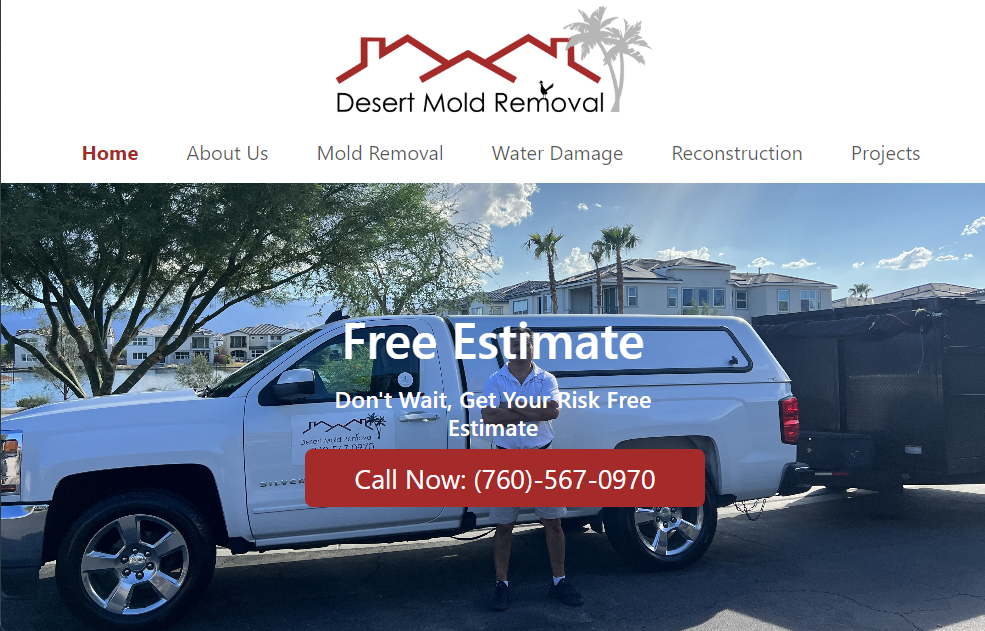 Desert Mold Removal website